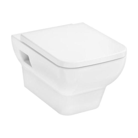 Унитаз Hansgrohe 60203450 CreekTide Q подвесной 540х360, безободковый, с сиденьем без микролифта, Белый глянец