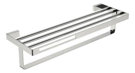 Полка для полотенец Boheme 10947-NB Серия Q Nikel Brush