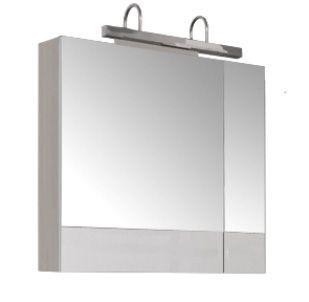 Зеркало шкаф Aquanet Нота 75 белый