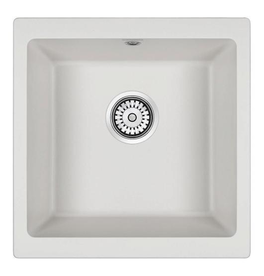 Мойка для кухни Paulmark BRILON, PM104546-WH, белый, 445х460, подст. мон. Paulmark