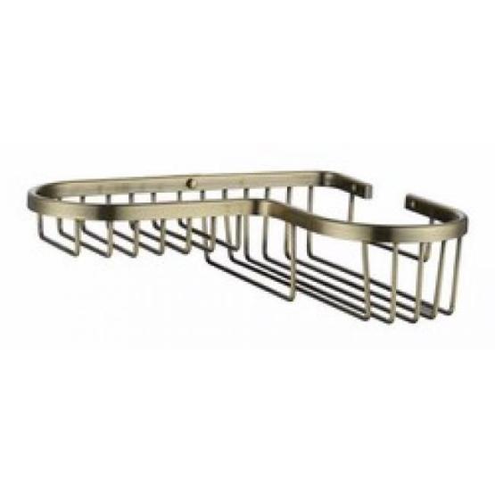 Полка для ванной угловая KAISER 215*235*60 (30) Bronze/латунь (KH-5031) бронза