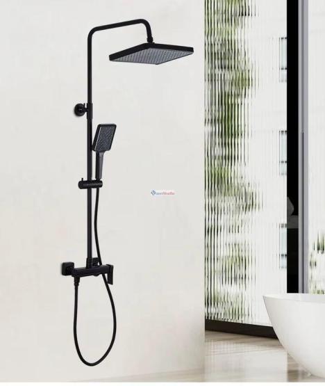 Душевая система Frap F2484-6 для ванны черный матовый