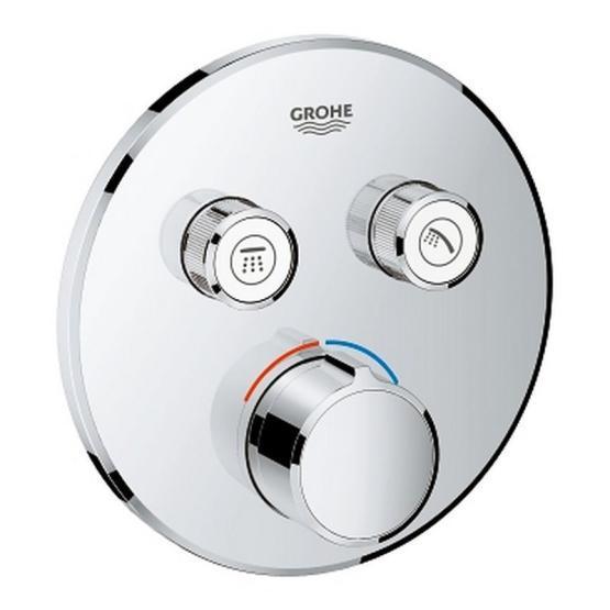 Смеситель Grohe Grohtherm Smart Control 29145000 для 2х потребителей (внешняя монт. часть)