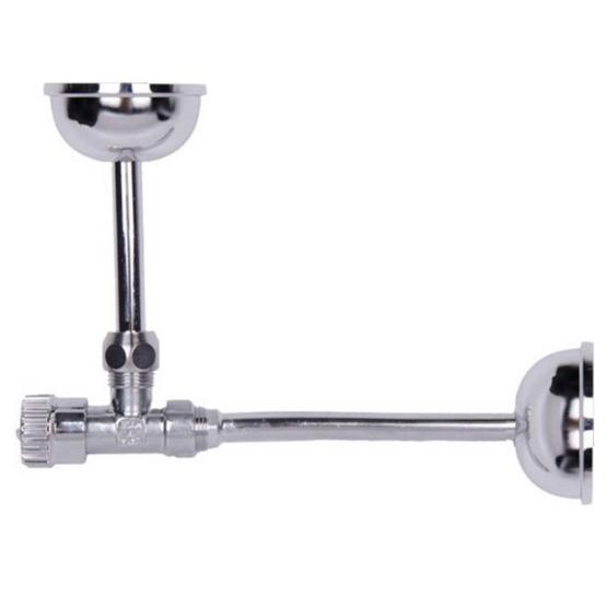 Жесткая подводка воды Magliezza Retro 9088-CR для бачка унитаза, цвет хром