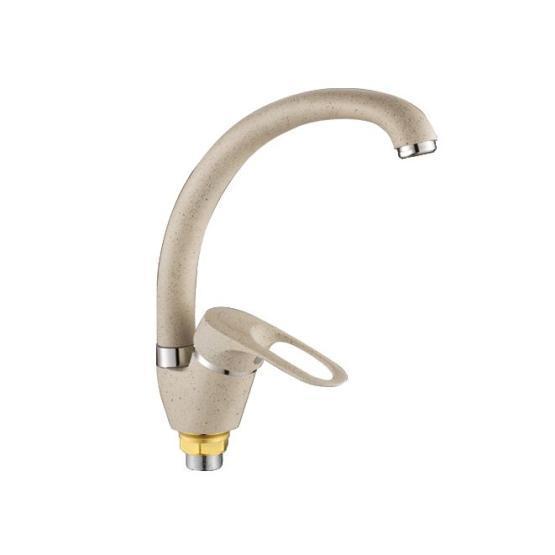 Смеситель Potato Р5925-9 для кухни, светлый гранит