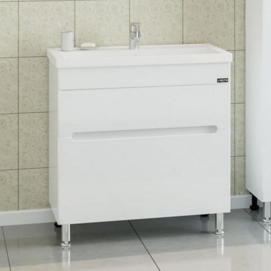 Тумба под раковину СаНта Лондон 80 224007л, напольная (2 ящ.)