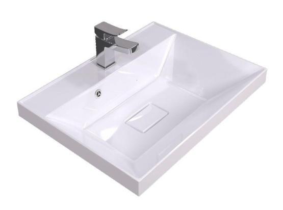 Раковина для ванной Uperwood Classic New 50 см, с декоративной крышкой для слива