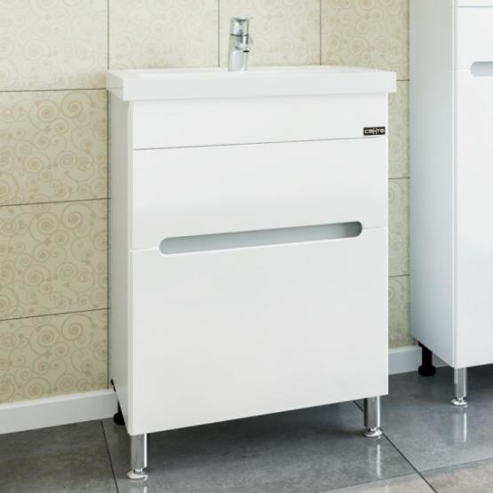 Тумба под раковину СаНта Лондон 60 224005л, напольная (2 ящ.)