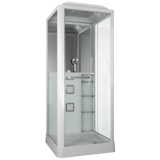 Душевая кабина GROSSMAN GR121 (90x90x225) гидромассажная с радио