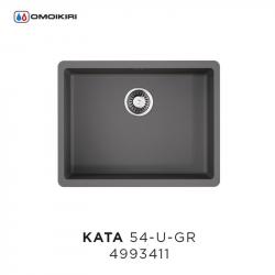 Кухонная мойка Omoikiri Kata 54-U-GR 4993411, 540х420, Leningrad Grey