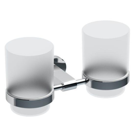 Держатель с двумя стаканами Ravak Chrome CR 220.00 (стекло) X07P189