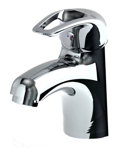 Смеситель для раковины GPD ADRIO MLT120 хром