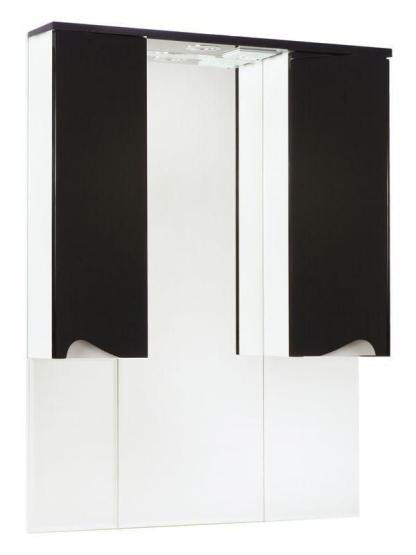 Зеркало-шкаф Bellezza Эйфория 100 с подсветкой черный