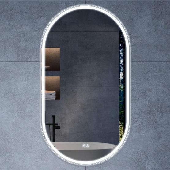 Зеркало Vincea LED VLM-3AU100-2 600х1000 c сенсорным выключателем и диммером, антизапотевание