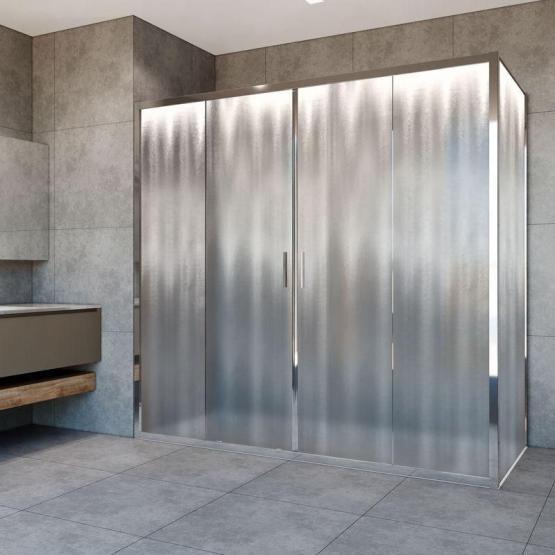 Душевой уголок Vincea Garda VSR-1G21017CH, 1700*1000, хром, стекло шиншилла