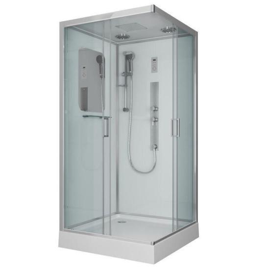 Душевая кабина Niagara Premium NG-6001-01GQ (900х900х2100) низкий поддон(16 см) стекло ПРОЗРАЧНОЕ