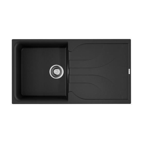 Кухонная мойка Omoikiri Yasugata 100-BL Tetogranit/черный 4993844