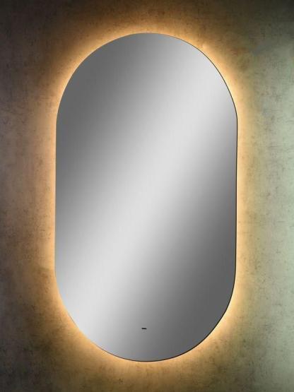 Зеркало Континент Fleur Led 650х1100 с бесконтактным сенсором, теплая подсветка