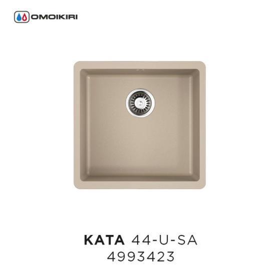 Кухонная мойка Omoikiri Kata 44-U-SA 4993423, 440х420, бежевый