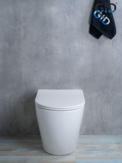 Унитаз Gid TRS-269 56 см приставной безободковый микролифт белый