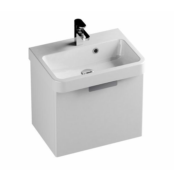 Умывальник Ravak BE HAPPY II 550  белый с переливом XJA01155000