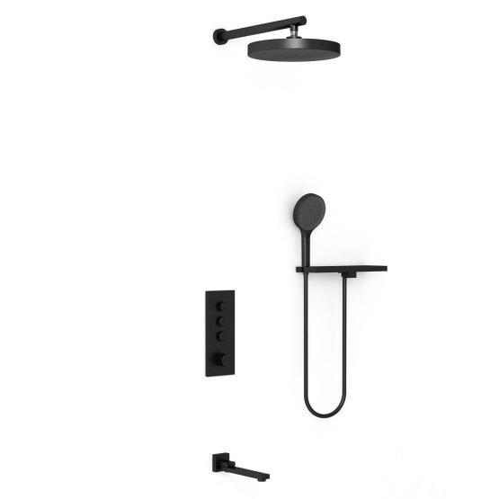 Душевой комплект Vincea Inspire VSFW-433TI2RMB встраиваемый, черный