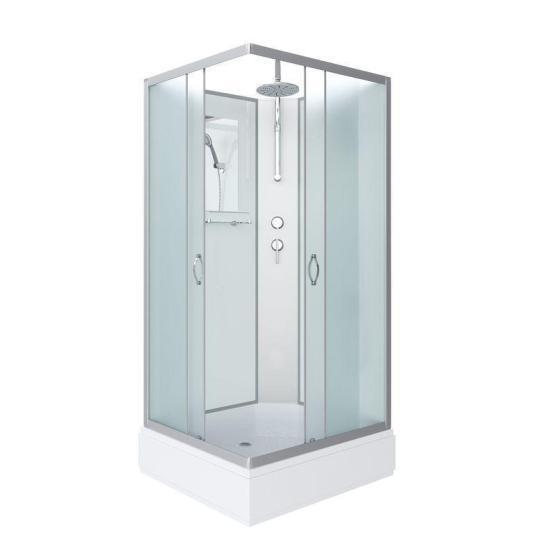 Душевая кабина Niagara NG-33084-14QBKT 1000х800х2100-2400 средний поддон  26см стекло матовое