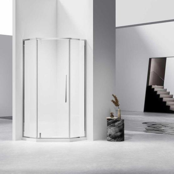 Душевой уголок Vincea Slim-N VSP-4SN100CL, 1000*1000, хром, стекло прозрачное