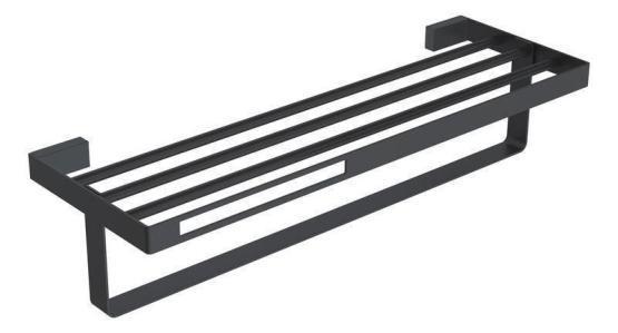 Полка для полотенец Boheme 10947-B Серия Q Black