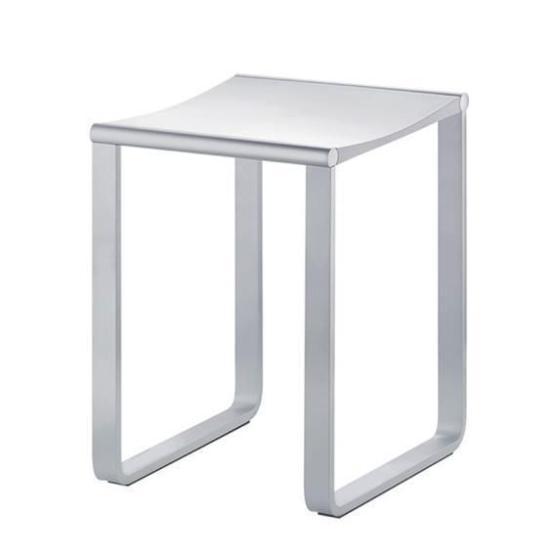 Табурет для душа Keuco Plan 14982170051, алюминий серебристый/белый