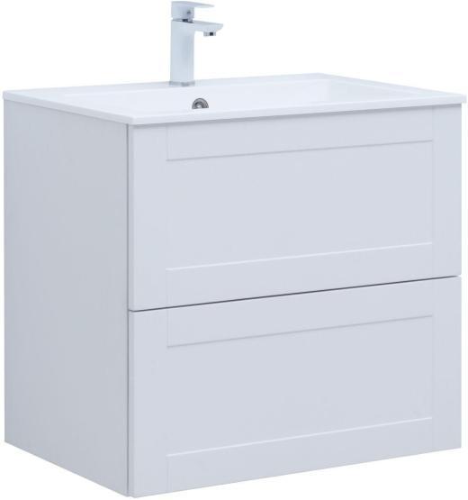 Тумба под раковину Aquanet Терра 70 белый матовый