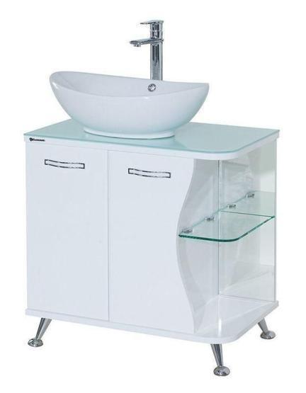 Тумба под раковину Bellezza Рио 70 L напольная белая
