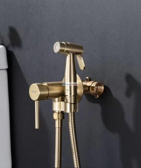 Гигиенический душ Gappo G7206-3 встраиваемый золото сатин