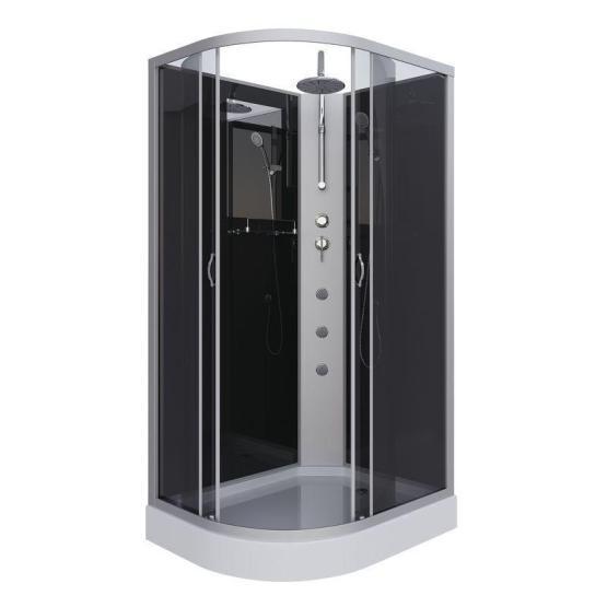 Душевая кабина Niagara NG-3512-14RBKTG 1200х800х2100-2400 низкий поддон 13см стекло тонированное