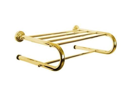 Полка для полотенец Boheme Imperiale 10419 золото