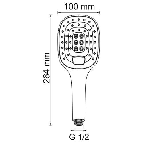 Лейка Wasserkraft A062 3-функциональная