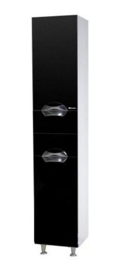 Пенал-35 Bellezza Альфа с 2 ящ. с б/к черный Н