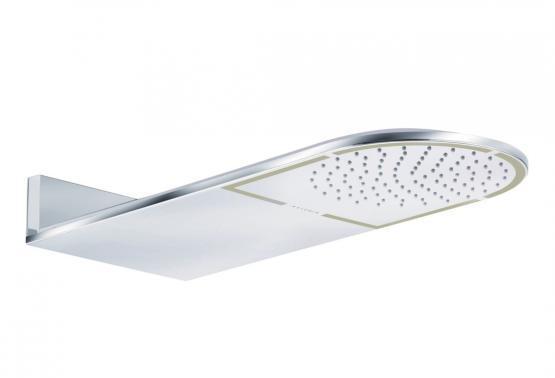 Верхний душ Kludi A-Qa 6487005-00 25 см, плоский 2.5 мм, 1 струя, цвет хром