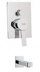 Смеситель для душа GPD QUADRO MAB90 хром