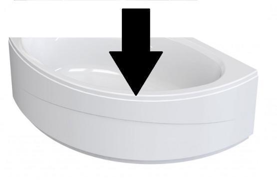 Панель фронтальная Cezares TEBE-150-SCR-L