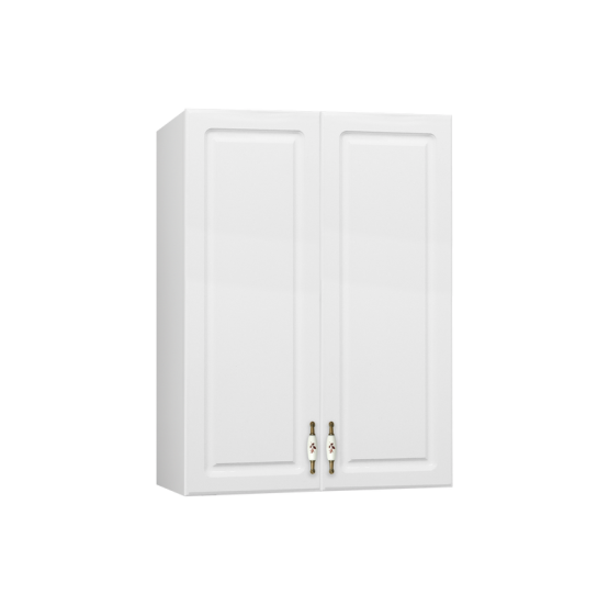 Подвесной шкаф Style Line Elfante Олеандр-2 60, белый с дверками