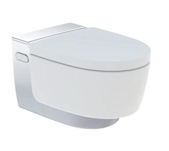 Унитаз Geberit Mera Comfort 146.214.21.1 хром. глянцевая отделка подвесной