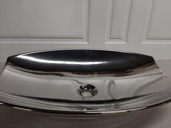 Раковина на столешницу Bien Harmony 64 см цвет платина HRLG06301FD0X0000