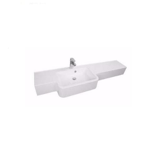 Раковина Акватон Hotel-B 140 1A709631PI01L литьевой мрамор левая