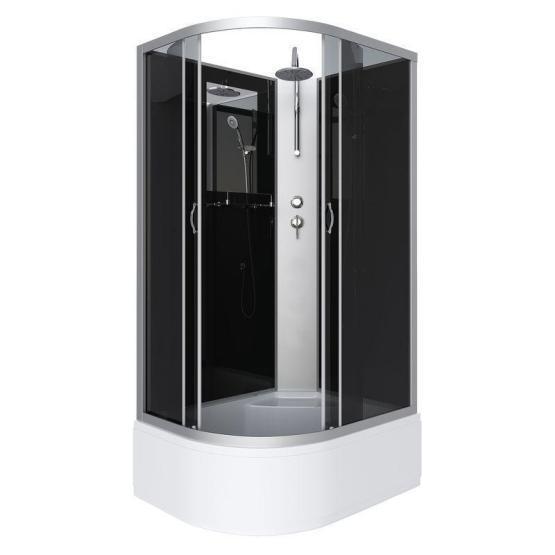 Душевая кабина Niagara NG-2510-14RBKT 1200х800х2100-2400 высокий поддон 40см стекло тонированное