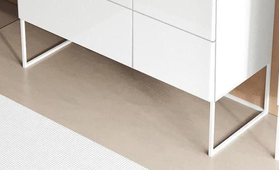 Рама Лира белый гл SANVIT  120 напольная Белый