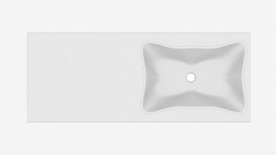 Раковина Marko над стиральной машиной Клевер 120 реверсивная