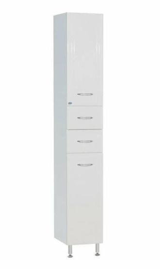 Пенал-26 Bellezza Уют с 2 ящ. без б/к белый Н