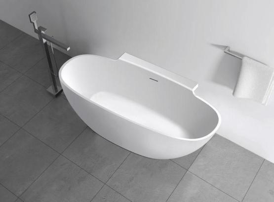 Ванна NT BAGNO NT311 GENOVA 1760x870 искусственный камень белый матовый