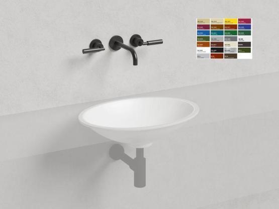 Раковина Salini MAREA 11 RAL S-Stone покраска RAL матовая 55x40 1802211MF встраиваемая